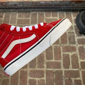 VANS SK8 Hi | KIDS | RED | SNEAKERS | SIZE 1